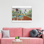 Interieur View of Deep Sea Aquarium Leinwanddruck (Insitu (Wohnzimmer))