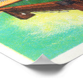 Interieur View of Newark Pool Table Poster (Ecke)