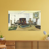 Interieur Wohnzimmer Aussicht auf den John Alden Leinwanddruck (Insitu (Wohnzimmer))