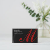 Interim Designer Business Card Visitenkarte (Stehend Vorderseite)