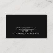 Interim Designer Business Card Visitenkarte (Rückseite)