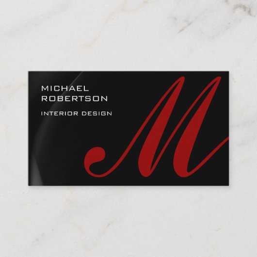 Interim Designer Business Card Visitenkarte (Vorderseite)