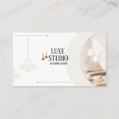 Interior Design Business Card Visitenkarte (Rückseite)