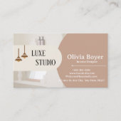 Interior Design Business Card Visitenkarte (Vorderseite)