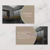 Interior Design Business Card Visitenkarte (Vorne/Hinten)