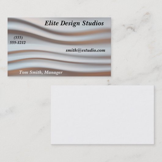Interior Design Business Card Visitenkarte (Vorne/Hinten)