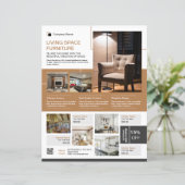 Interior Design Flyer Template | Modern Home Decor (Stehend Vorderseite)