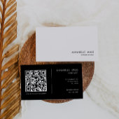Interior Design Minimalistisch Einfaches QR-Code Visitenkarte