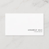 Interior Design Minimalistisch Einfaches QR-Code Visitenkarte (Vorderseite)