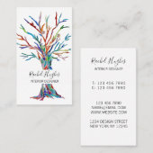 Interior Designer Business Card Visitenkarte (Vorne/Hinten)