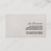 Interior Designer Business Card Visitenkarte (Rückseite)