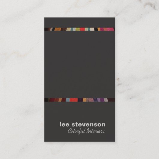 Interior Designer Business Card Visitenkarte (Vorderseite)