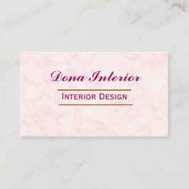 Interior Designer Business Card Visitenkarte
