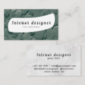 Interior Designer Business Card Visitenkarte (Vorne/Hinten)