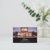 Interior Designer Business Card Visitenkarte (Stehend Vorderseite)
