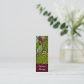 Interior Designer Desert Botanisch Mini Visitenkarte (Stehend Vorderseite)