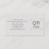 Interior Designer Moderne ästhetische Visitenkarte (Rückseite)