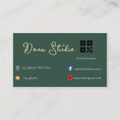 Interior Designer Visitenkarte (Rückseite)