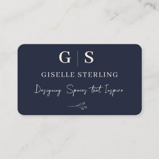 Interior Designer Visitenkarte (Vorderseite)