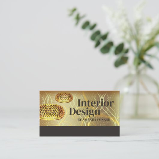Interior Designer Zuhause Decorator Architektur Visitenkarte (Stehend Vorderseite)
