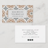 Interior Designer Zuhause Stager Visitenkarte (Vorne/Hinten)