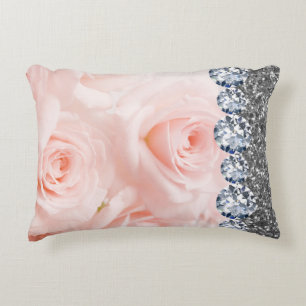 Interior Glitzer Chic Gold Zuhause Rose Akzent Kis Dekokissen