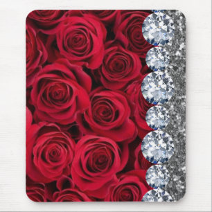 Interior Glitzer Chic Gold Zuhause Rose Mousepad