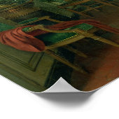 Interior of a Dining Room, 1816 Poster (Ecke)