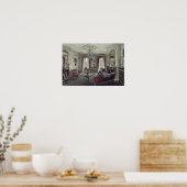 Interior of a drawing room poster (Küche)