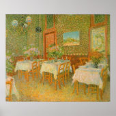 Interior of a Restaurant by Vincent van Gogh Poster (Vorne)