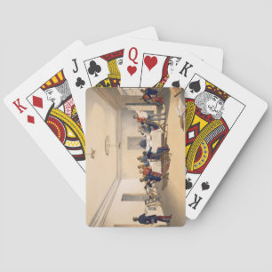 Interior of Lord Raglan's Head Quarters, plate fro Spielkarten