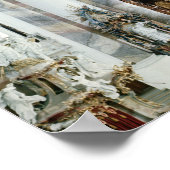Interior of the benedictine abbey church poster (Ecke)
