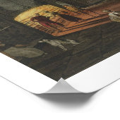 Interior of the Kitchen, Trinity Cambridg Poster (Ecke)