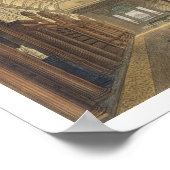 Interior of the Library of Christ Church, illustra Poster (Ecke)