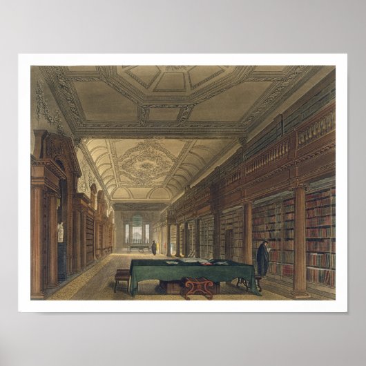 Interior of the Library of Christ Church, illustra Poster (Vorne)