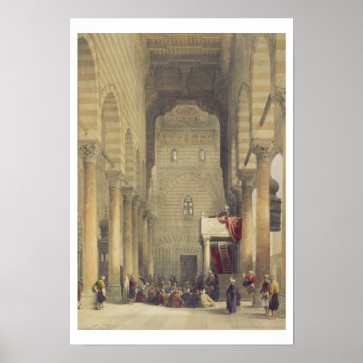 Interior of the Mosque of the Metwalys, Cairo, fro Poster (Vorne)