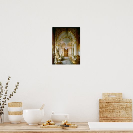 Interior of the Private Apartments Poster (Küche)