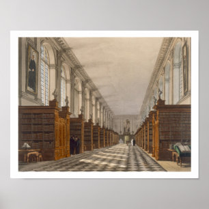 Interior of Trinity Uni Library, Cambridge, for Poster