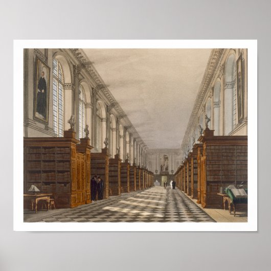 Interior of Trinity Uni Library, Cambridge, for Poster (Vorne)
