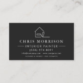 Interior Painting QR Code Professional Visitenkarte (Vorderseite)