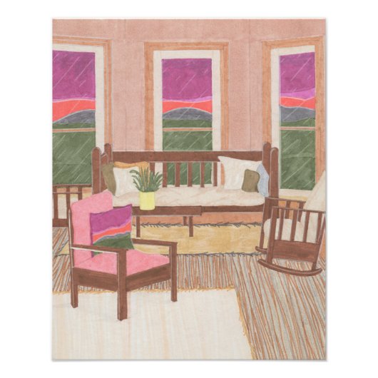 Interior Room Design Fotodruck (Vorne)