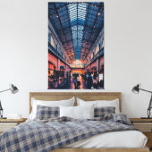 Interior San Francisco Ferry Gebäude Marketplace Leinwanddruck (Insitu (Schlafzimmer))