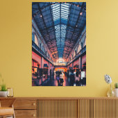 Interior San Francisco Ferry Gebäude Marketplace Leinwanddruck (Insitu (Wohnzimmer))