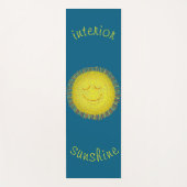 INTERIOR SUNSHINE - HAPPY SUN WITH A SMILE YOGAMATTE (Vorderseite)