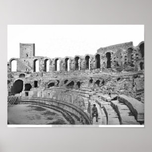 Interior view of the amphitheatre poster