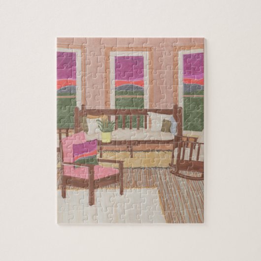 Interior Zuhause Design Puzzle (Vertikal)