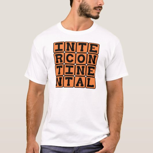 interkontinental, international T-Shirt (Vorderseite)