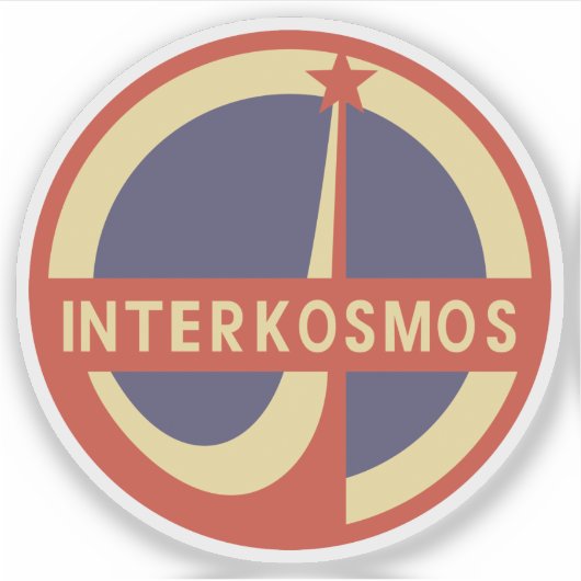 Interkosmos Aufkleber (Vorderseite)