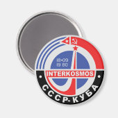 Interkosmos Magnet (Vorderseite/Rückseite)
