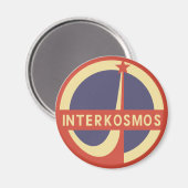 Interkosmos Magnet (Vorderseite/Rückseite)